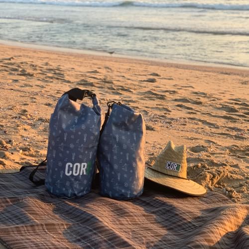 Bolsa seca impermeable flotante COR Surf 3L | 5L | 10L | 15L con cierre enrollable para kayak, rafting, navegación, natación, camping, senderismo, playa y pesca miniatura 6
