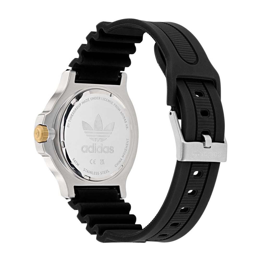 adidas Originals Reloj Analógico para Unisex Adulto de Cuarzo con Correa en Silicona AOFH25503
