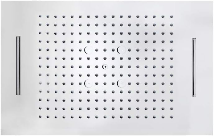 Aquieen 3 Inlet Rain And Mist Shower Ss304 Ceiling Shower (26 X 18 Rain + Waterfall + Mist) - Multicolor