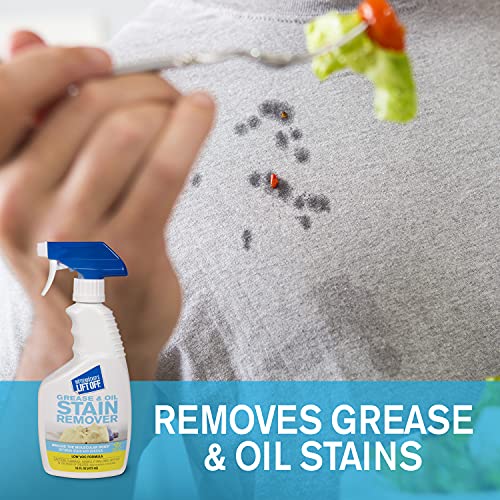motsenbockers lift off 43206 16-ounce grease and oil stain remover spray eliminates tough stains on carpets fabric and upholstery use as pre-wash laundry treatment clear