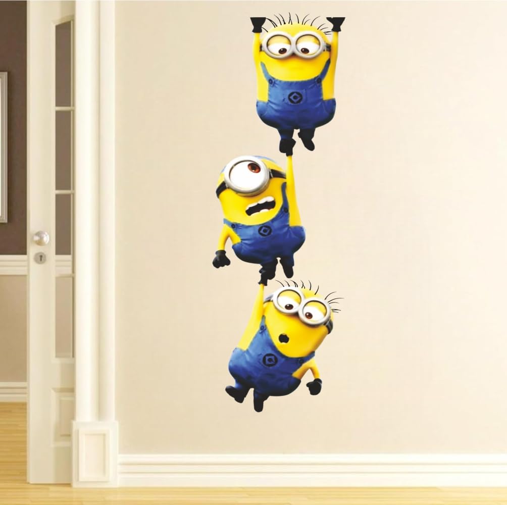 Minions Door Stickers - Fun Peel & Stick Decals -6