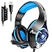 Produktbild Beexcellent USB Gaming Headset für PC, 7.1 Surround Sound Computer Gaming Kopfhörer, PC Headset mit Noise Canceling Mikrofon Lautstärkeregler LED-Licht für PC Mac Laptop