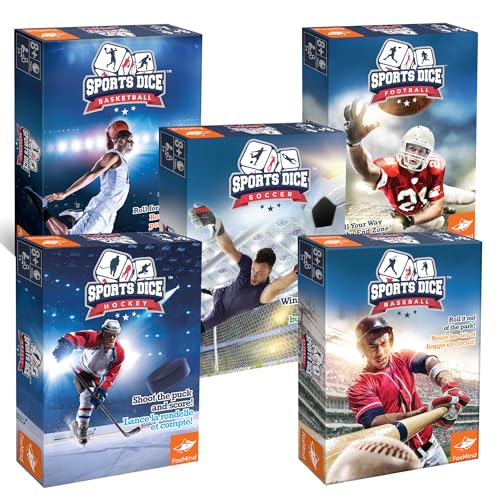 FoxMind Games: Sports Dice, Football, Roll Your Way to The End Zone, Easy to Learn, Fun to Play, Play with Up to 4 Players, for Ages 7 and up - image 4