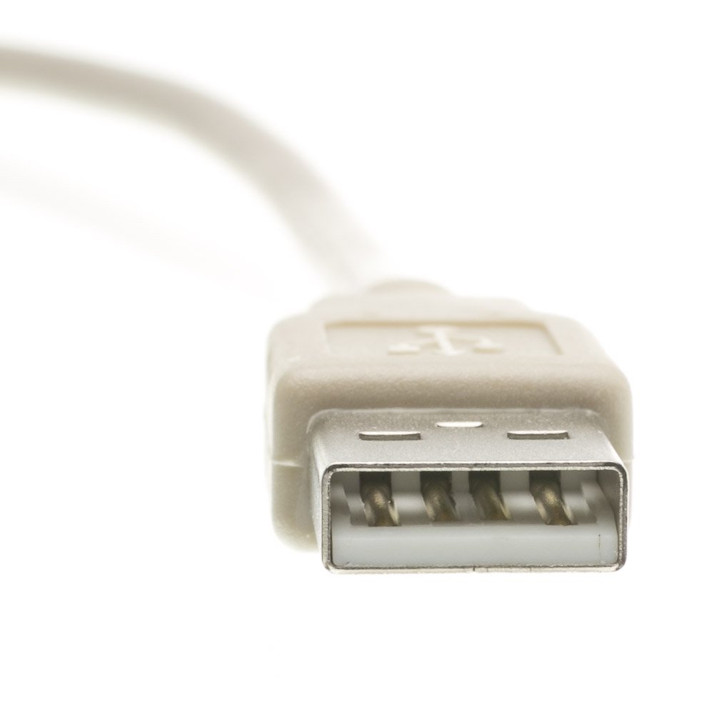 CableWholesale - Cable USB Tipo A Macho/Mini-B Macho de 5 Pines Beige 15 Feet