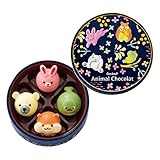 ゴンチャロフ アニマルショコラ 4個入り 缶 Goncharoff バレンタイン ホワイトデー チョコレート チョコ ショコラ