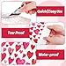 Whaline 50Pcs Valentine's Day Bubble Mailers Poly Padded Envelope Love Heart Self Seal Mailer Bag for Small Business Boutique Packaging Mailing Makeup Clothes Document, 6 x 9 Inch