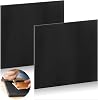 Maitys 2 Pieces Leather Punch Pad Leather Punching Board Pounding Silent Mat Stamping Handmade Craft Leather Tools for Protecting Edges Hole Punches and Absorb Concussion Sound