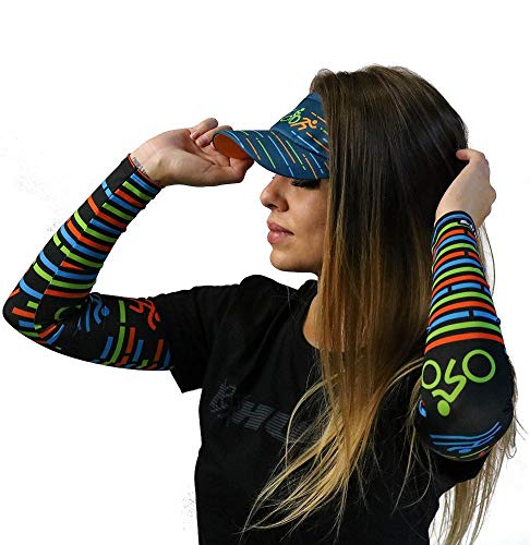 Manguito HUPI Triathlon Proteção UV50+, Cor: PRETO, Tamanho: G