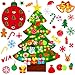 Max Fun DIY Felt Christmas Tree for Toddlers with 49...