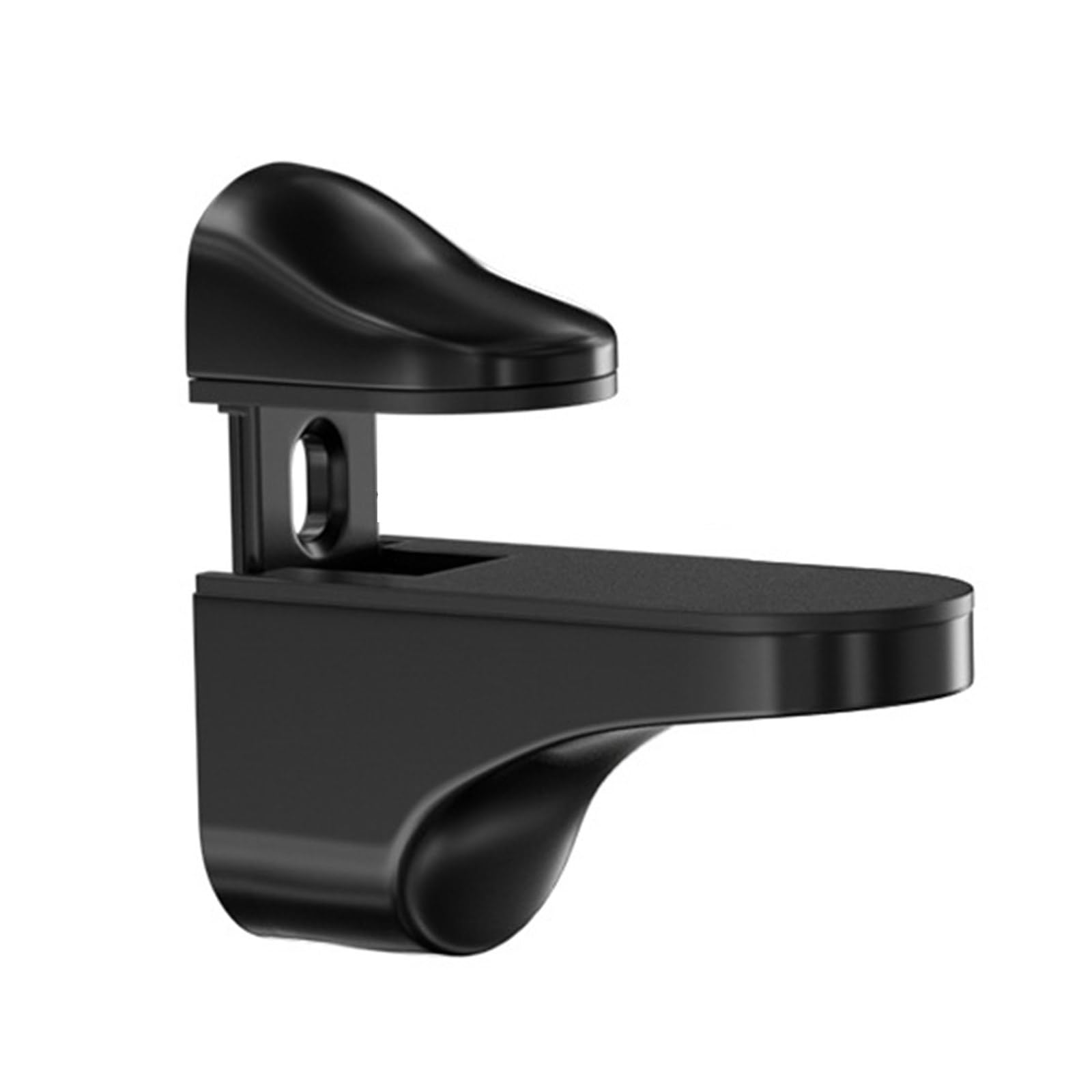 Zwwaazhf Black Glass Shelf Adjustable Clamp Designings Shelf Brackets For Secure Wall Mounting Of Shelves Panel Carriers