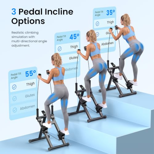 Image of OWLSKY Stair Stepper for Home,Vertical Climber Exercise Machine with Stable Triangular Frame, Smooth & Quiet Motion, Full Body Workout Equipment