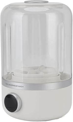 Miniatura 2 de Minilavadora silenciosa, potente y compacta de 10 W, portátil, para ropa interior, calcetines, ropa de bebé, viajes, campamento, caravana