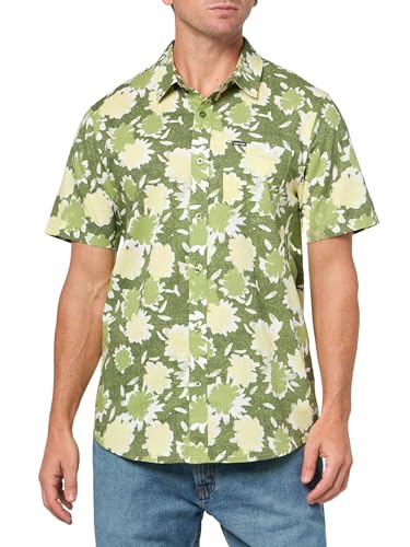 Chemise à manches courtes Volcom boutonnée en coton léger pour homme