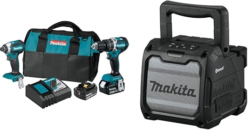 Miniatura 5 de Makita XT269T 18V LXT - Kit combinado inalámbrico de iones de litio sin escobillas de 2 piezas, XPH12Z, XDT13Z, bolsa (5.0Ah) con sierra recíproca