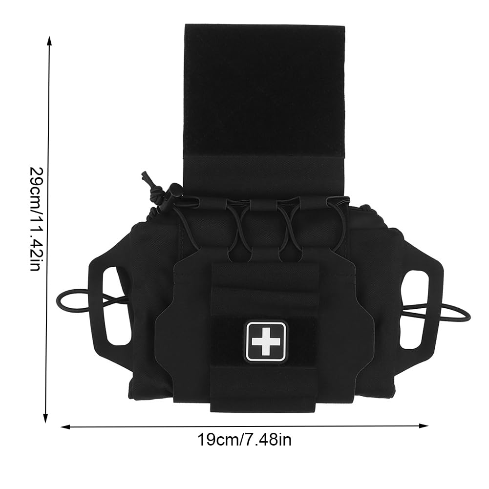 Paquete de botiquín de primeros auxilios de despliegue rápido/rápido, bolsa militar táctica, botiquín médico de despliegue rápido táctico para viajes en coche militar táctico, sende