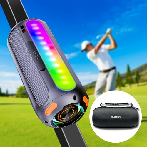 Golf Cart Speaker with RGB Multicolor Lights, 5000mAh Magnetic Bluetooth Speaker with Storage Case...