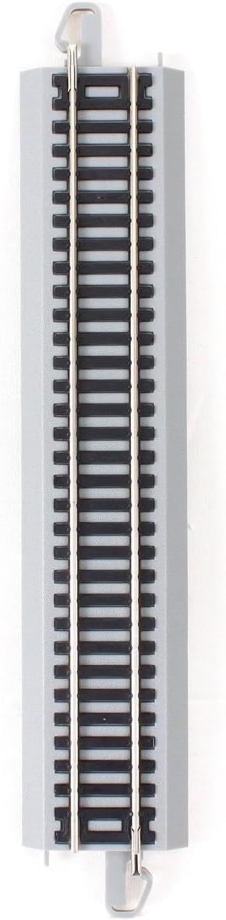 Bachmann Trains Snap-Fit E-Z TRACK WORLD’S GREATEST HOBBY FIRST RAILROAD TRACK PACK - NICKEL SILVER Rail With Grey Roadbed - HO Scale Medium