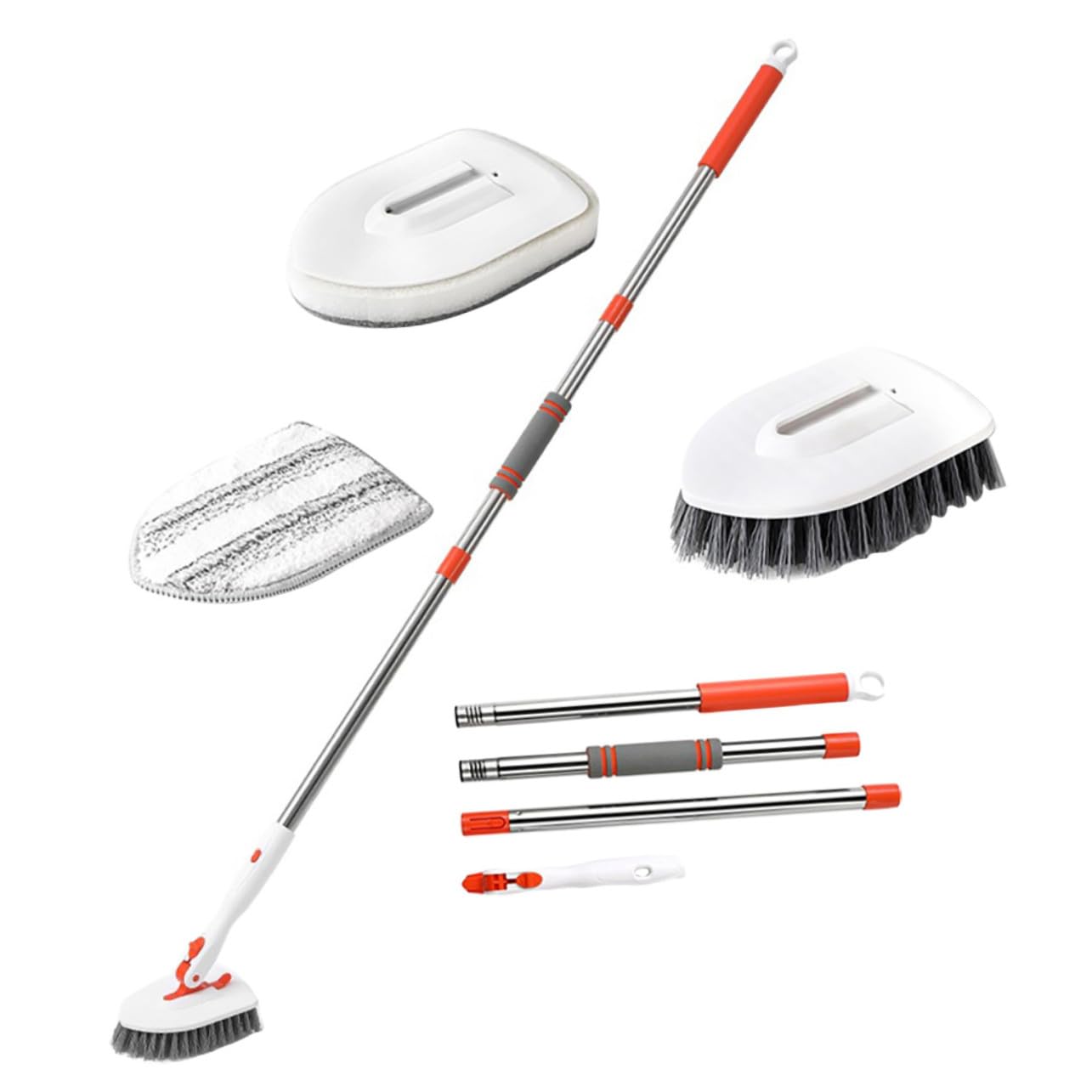 Carrelage de douche encrassé ? Brosse de nettoyage sol manche long