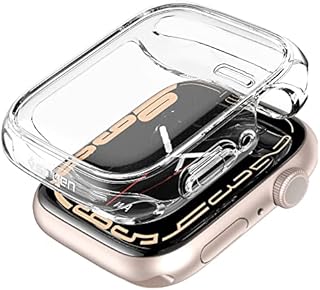 Spigen Ultra Hybrid Case Compatible with Apple Watch 8/7 45mm - Crystal Clear (Transparent)