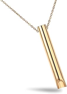 POYAMUSE(ポヤミューズ) 呼吸ツールペンダントネックレス 瞑想 マインドフルネス ストレス解消 不安解消ジュエリー 禁煙ネックレス