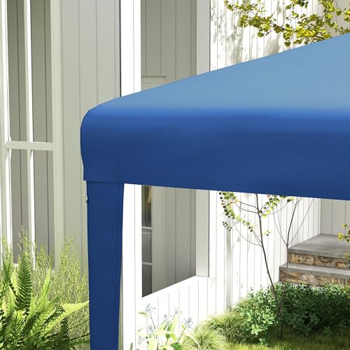 Outsunny 2.7m x 2.7m Garden Gazebo Marquee Party Tent Wedding Canopy Outdoor(Blue) 9 Outsunny 2.7m x 2.7m Garden Gazebo Marquee Party Tent Wedding Canopy Outdoor(Blue) - Image 9