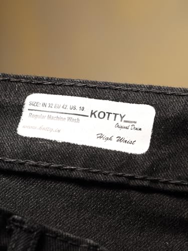 Image of KOTTY Mens Solid|Mid Rise| Coin Pocket|Button|Ankle Length|5 Pocket Jeans