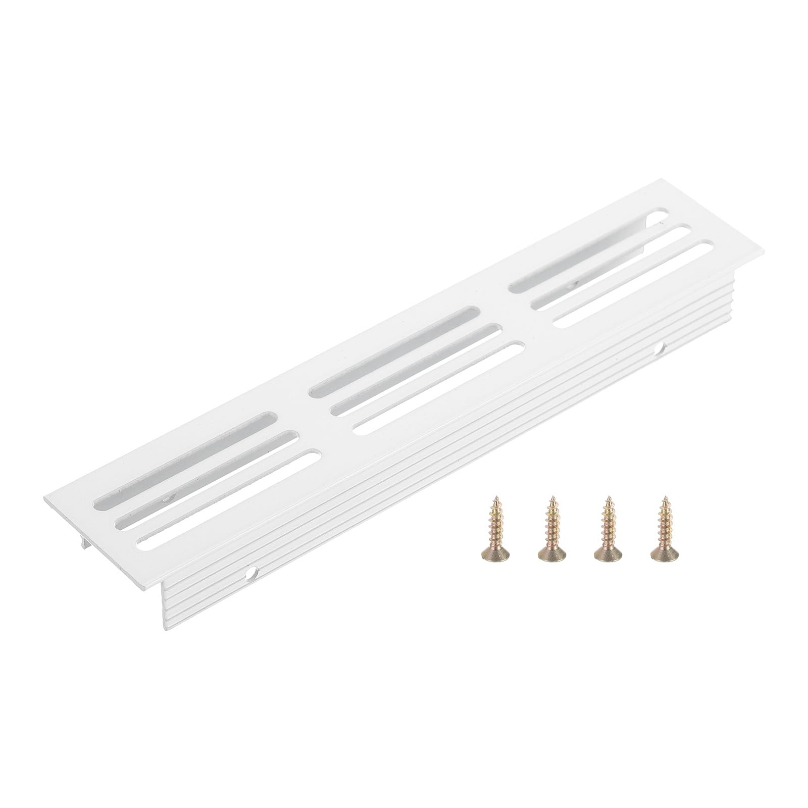 PATIKIL Door Air Vent Cover 30mm x 150mm (Outer Dimensions) White