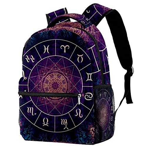Sac à dos de voyage univers avec porte-gourde pour fille et garçon