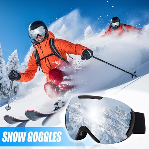 Gafas de ventisca para esquí y snowboard en días de nieve intensa 3