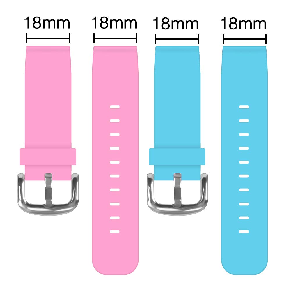 Cinturino Sostitutivo In Silicone Per Orologi Bambini 20mm - Compatibile Con PTHTECHUS, CPROGRACE
