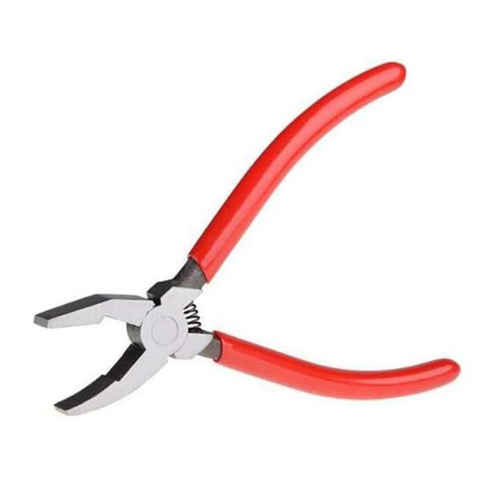 PIXZCSA Cutting Plier for Glass Cutting Tool Designed for Stained Glass Providing Outstanding Lasts Through Every Project Thick Breaker Breaking Pliers, 6 inch