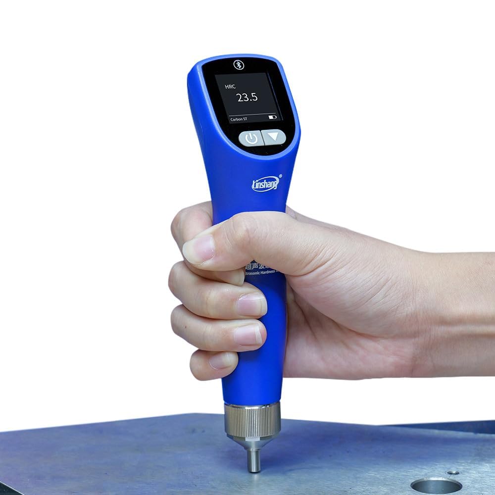 QYLTTDM Hardness Tester, Portable Testing Equipment, Dual Probe Metal Hardness Meter, With Calibration Block, Measuring Range 170 To 960 Hld, For On-site Metal Hardness Testing