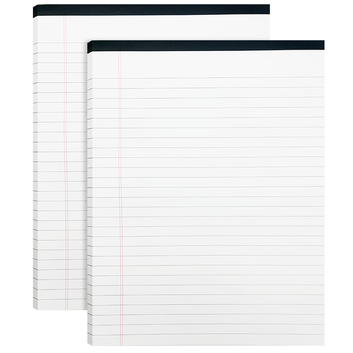 ReePlan 2 Pack A4 Legal Pad, 30 Sheets White Lined Paper Notepad, 8.5 x 11 Lined Writing Pad, Refill Pad for Work, Study, Client Meetings & University Notes