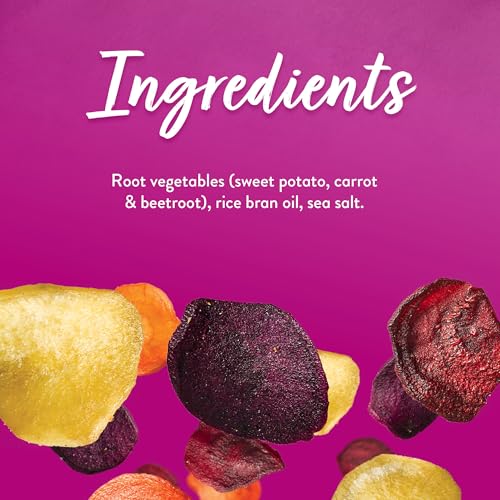 EMILY Veg Crisps Rainbow Roots | All Natural Vegetable Crisps | No Added Sugar, High Fibre | Vegan Friendly | Perfect for Snacking & Parties | 8 x 100g Share Bags - Image 5