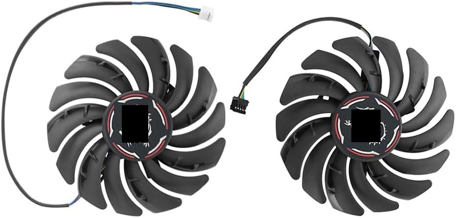 Graphics Card Video Card Fan for RTX 2060 X 87MM PLD09210S12HH RTX2060 Graphics Card Replacement Fan(Fan - 2PCS)