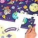 LoveDabble Where is it? Spectacular Space: Form a Universe Masterpiece with Jumbo-Sized Pieces and Search & Find 18 Cosmic Icons Using Discover Cards| Birthday Gifts for Boys and Girls