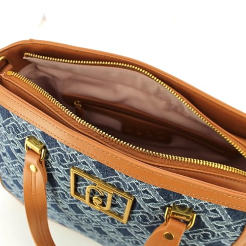 Liu Jo Jeans Borsa a mano logata Blu Denim