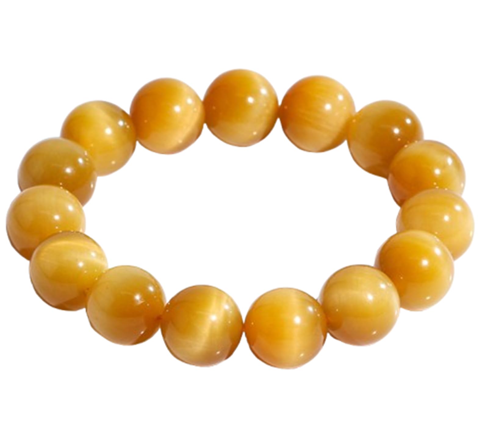 BCJMKDX Beaded bracelets, Healing Crystal Stretch Bracelet for Women Men,nergy Beads Gift for Friends and Familys,14mm(9mm)