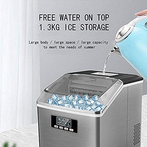 Máquina de Hielo Cubos Cuadrados 25Kg en 24Hrs miniatura 6
