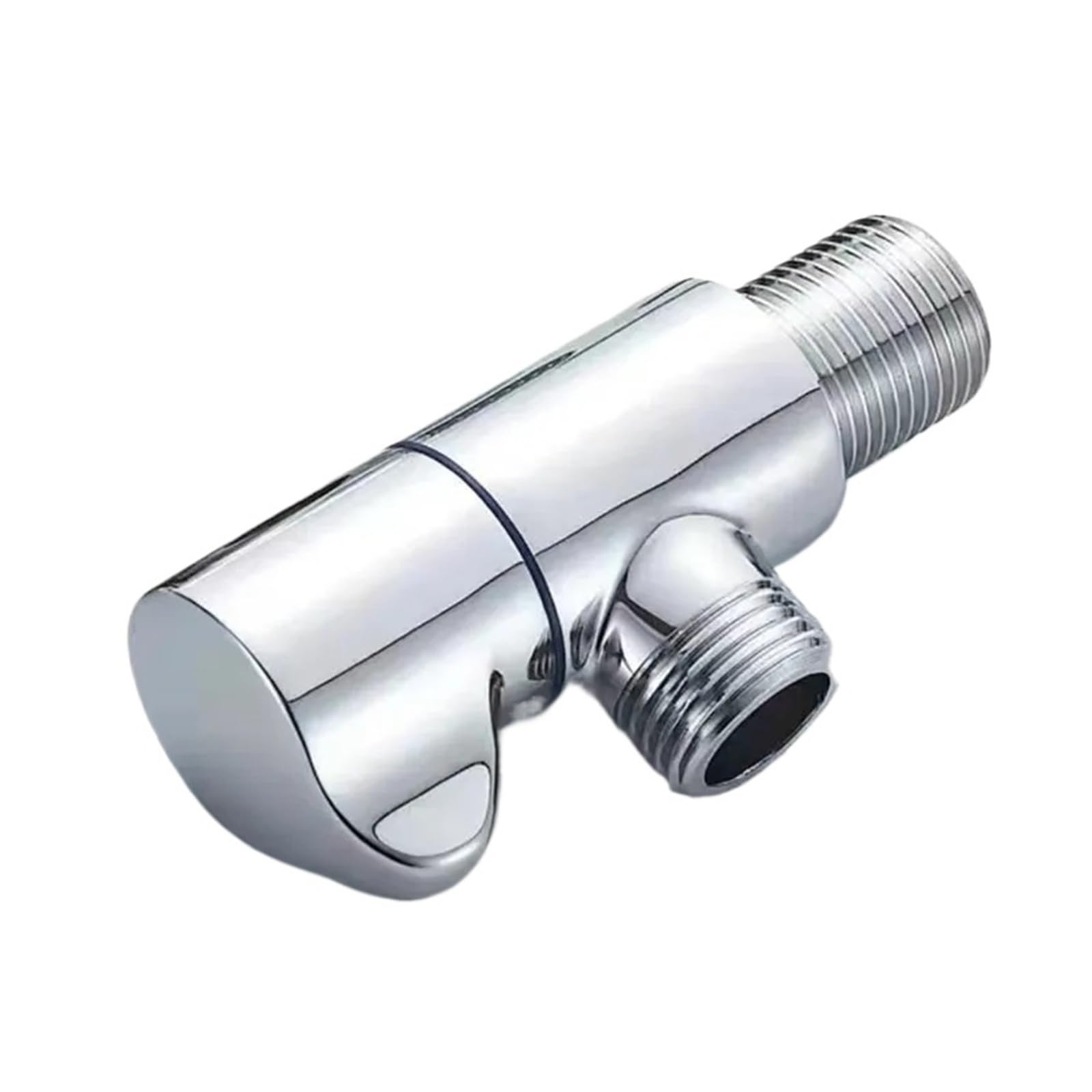 G1/2 One in Two Out Three Way Angle Stop Valve Multi-Functional Water Control Tap
