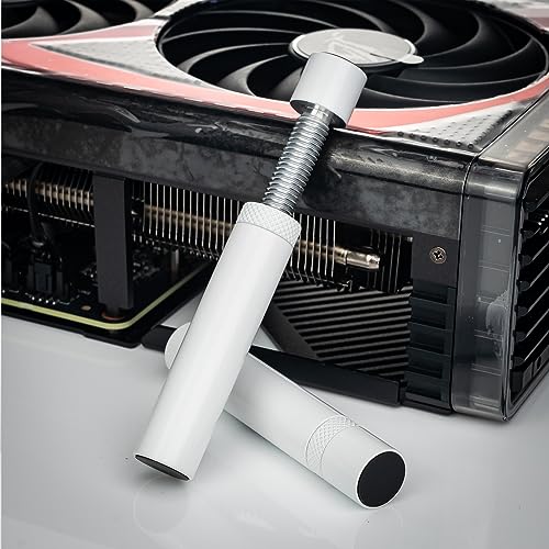 Image of GPU Support Bracket, Graphics Card GPU Brace Support, Video Card Sag Holder Bracket with Magnet & Non-Slip Sheet,White, L(74mm-120mm)