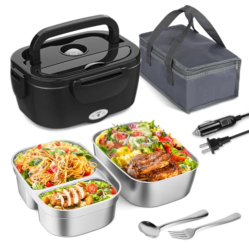 Lonchera eléctrica portátil de 1.5L para evitar la comida fría en el trabajo 2