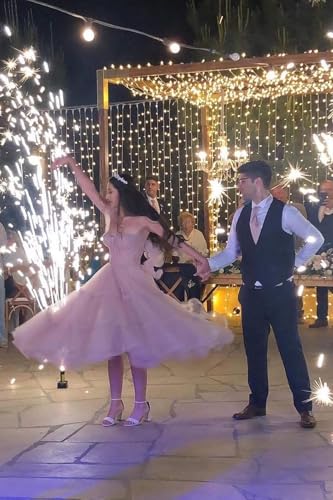 Tvuyet Elegant Tulle Short Prom Dresses for Teens Ball Gown Corset Homecoming Dresses Tea Length Formal Cocktail Dress4