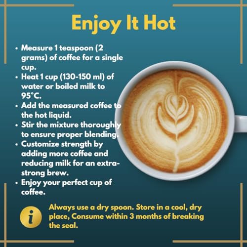Image of The Circle Of Aroma Signature Instant Turkish Kahve Coffee | 100% Arabica Dark Roast | Rich, Strong & Authentic Flavor | 50 g