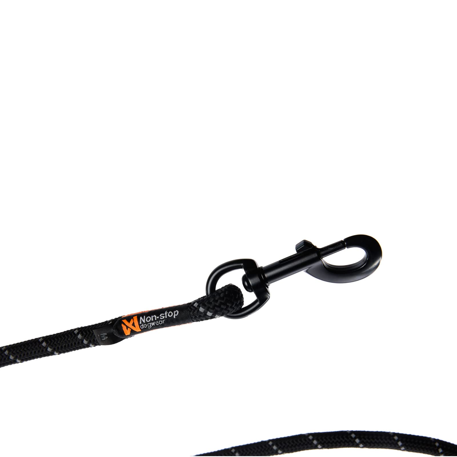 Non-Stop dogwear Rock Leash Adjustable Black | Multiline, leicht verstellbar