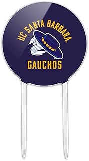 Acrylic UC Santa Barbara Gauchos Cake Topper Party Decoration for Wedding Anniversary Birthday Graduation