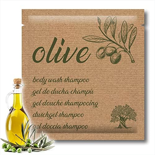 GPQ - Gel/Shampooing 2en1 OLIVE 8 gr. | 400 Und. | 92% Natural Or...