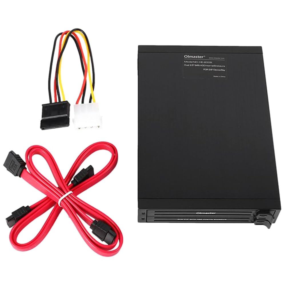 Boîtier interne SATA 2.5 He-2005 rack HDD SSD baie PC fixe noir - 8