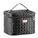 DRQ Large Cosmetic bags-Multifunction Portable Travel Toiletry Bag Cosmetic Makeup bags with Mirror for Women Skincare Cosmetic Pouch Organizer