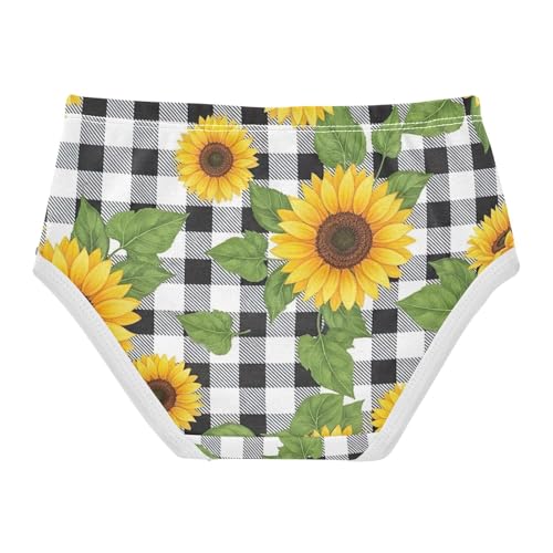 Sunflower Girls Briefs, Toddler Panties, Cotton Underwear Girls, 2–8 Years2